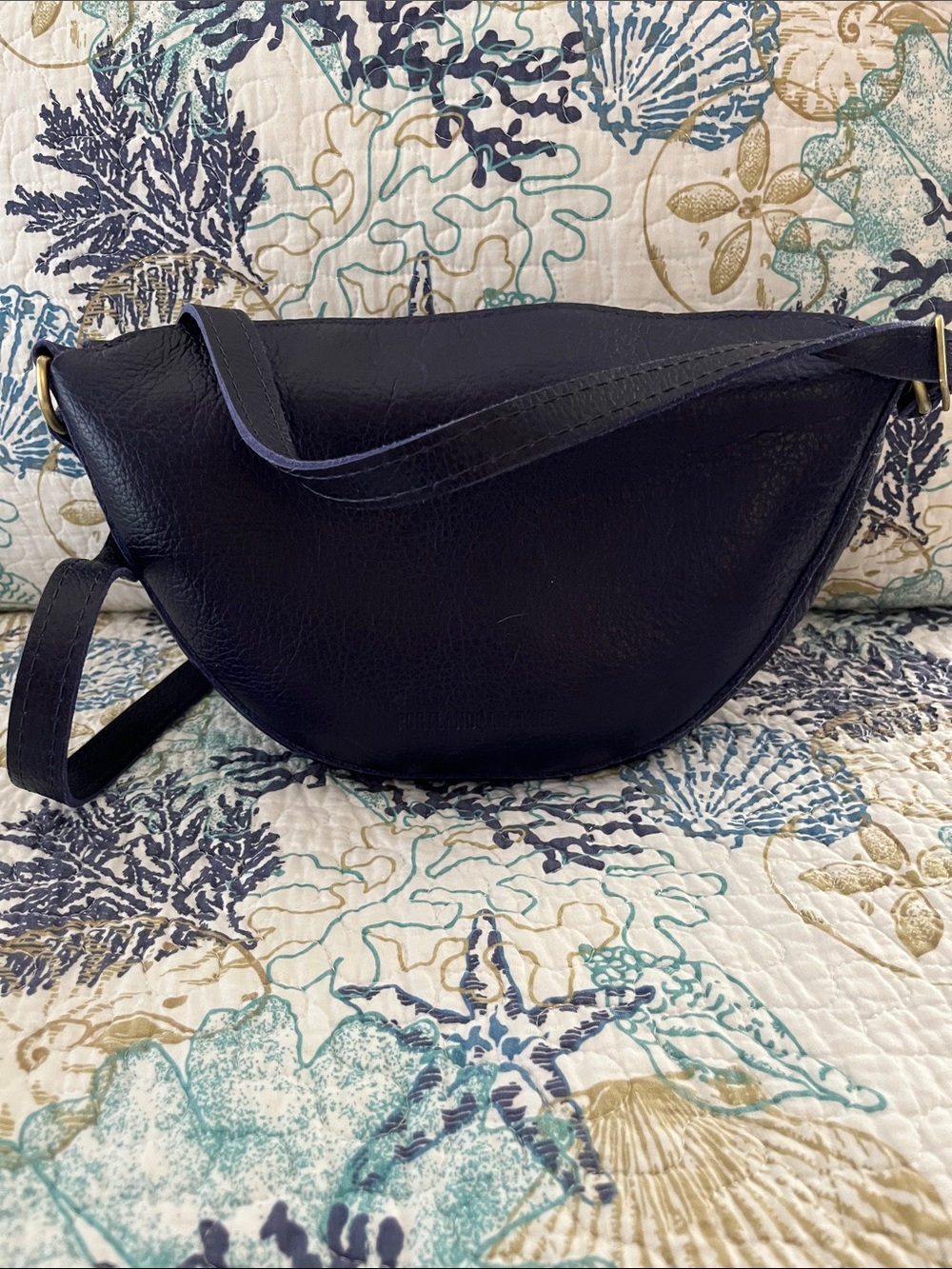 Portland Leather Medium Cobalt Koala Bag